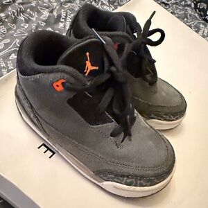 Little Kid's Jordan 3 Retro Fear 'Night Stadium/Total Orange